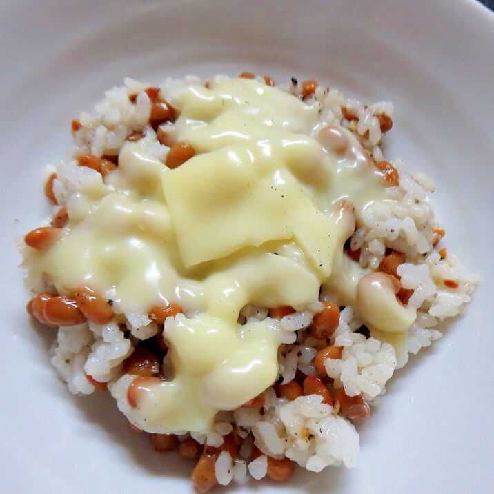 チーズかけ納豆ご飯 レシピ 作り方 By Libre 楽天レシピ